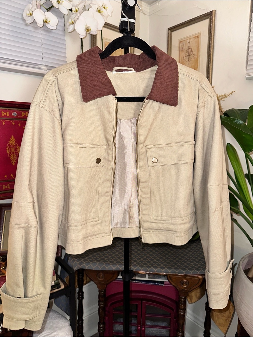 Zara Cropped Barn Jacket - Picture 3 of 7